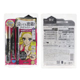 KISS ME Heroine Make Long & Curl Mascara Advanced Film + Smooth Liquid Eyeliner Set - #01 Black  2pcs