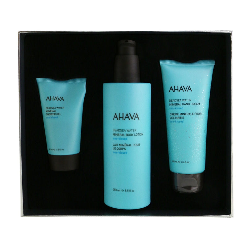 Ahava Sea-Kissed Mineral Delights Set: Mineral Body Lotion 250ml+ Mineral Hand Cream 100ml+ Mineral Shower Gel 40ml 