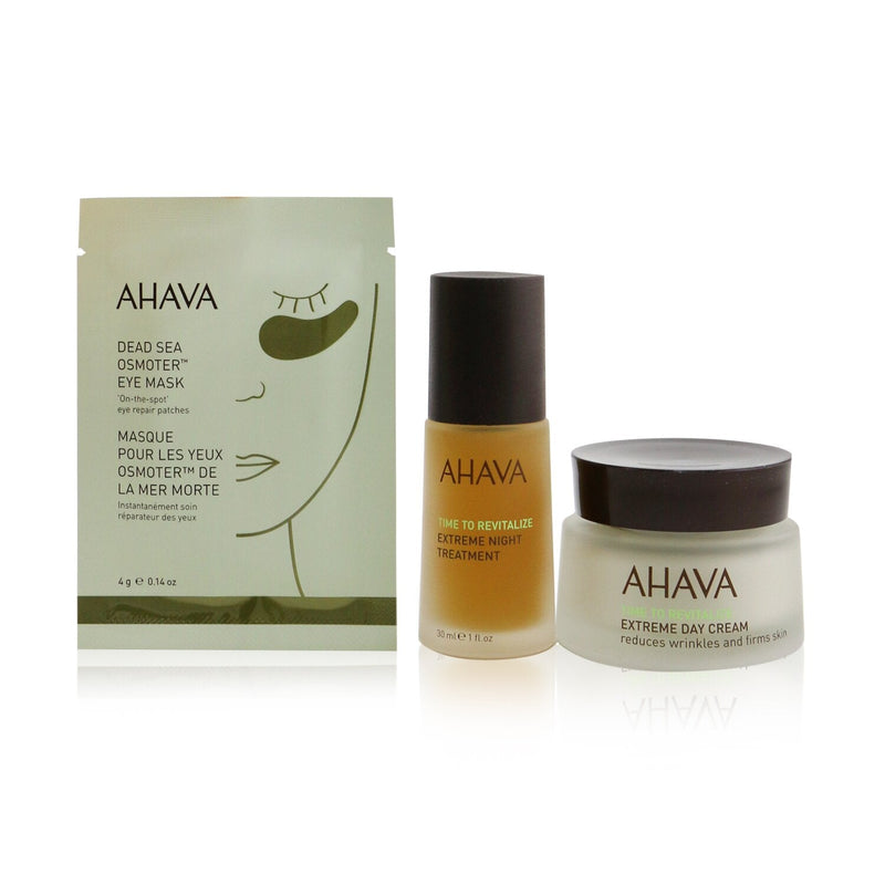 Ahava My Dream Mineral Set: Extreme Day Cream 50ml+ Extreme Night Treatment 30ml+ DeadSea Osmoter Eye Mask 6pairs+ Bag 