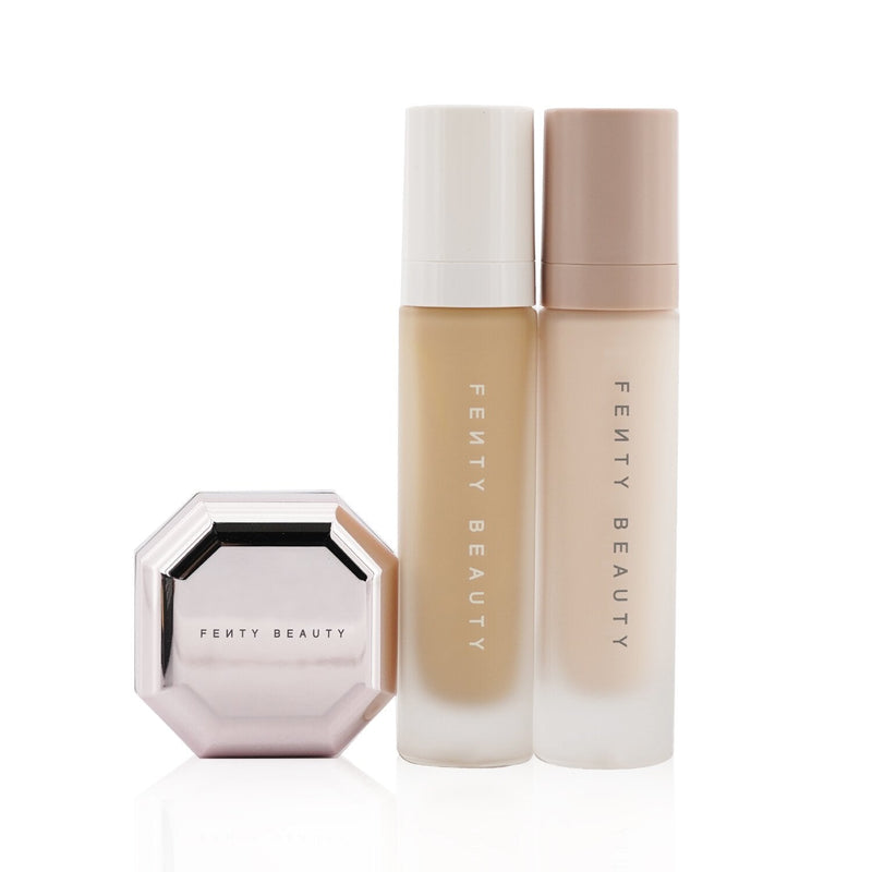 Fenty Beauty by Rihanna Pro Filt'R Soft Matte Complexion Kit: Foundation 32ml + Primer 32ml + Instant Retouch Setting Powder 7.8g - #190 (Box Slightly Damaged) 