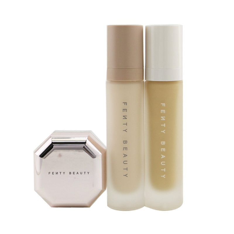 Fenty Beauty by Rihanna Pro Filt'R Hydrating Complexion Kit: Foundation 32ml + Primer 32ml + Instant Retouch Setting Powder 7.8g - #210 (Box Slightly Damaged) 