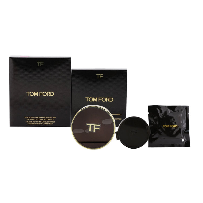 Tom Ford Traceless Touch Foundation Cushion Compact SPF 45 (Case + Refill) - # 1.2 Shell  12g/0.42oz