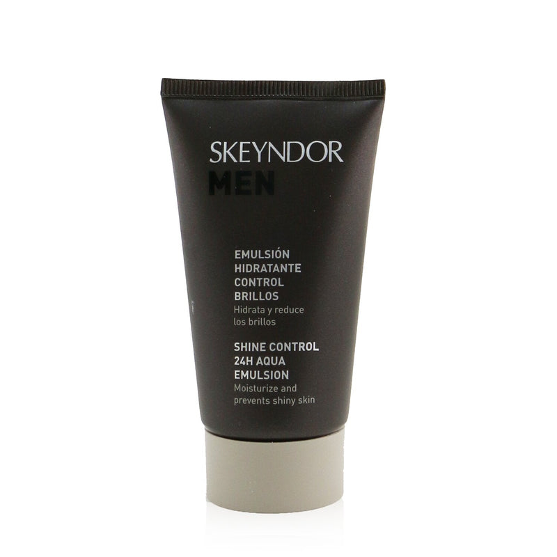 SKEYNDOR Men Shine Control 24H Aqua Emulsion - Moisturize & Prevents Shiny Skin  (For Normalise Mixed & Oily Skins) 