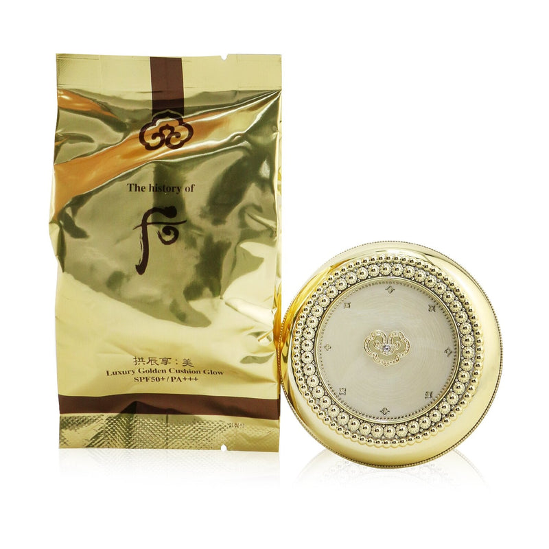 Whoo (The History Of Whoo) Gongjinhyang Mi Luxury Golden Cushion Glow SPF50 With Extra Refill - #19 (Unboxed) 