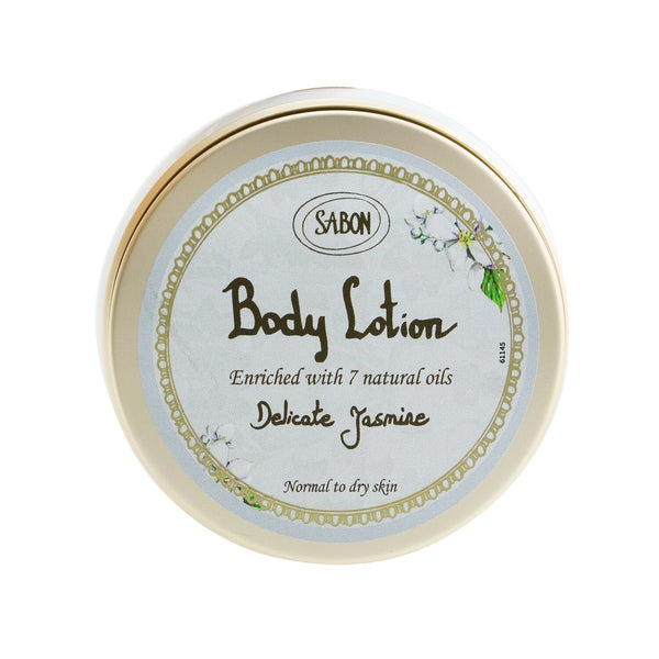 Sabon Body Lotion - Delicate Jasmine (Normal to Dry Skin)  (Plastic Jar)  140ml/4.73oz