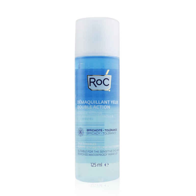 ROC Double Action Eye Make-Up Remover - Removes Waterproof Make-Up (Suitable For The Sensitive Eye Area) 