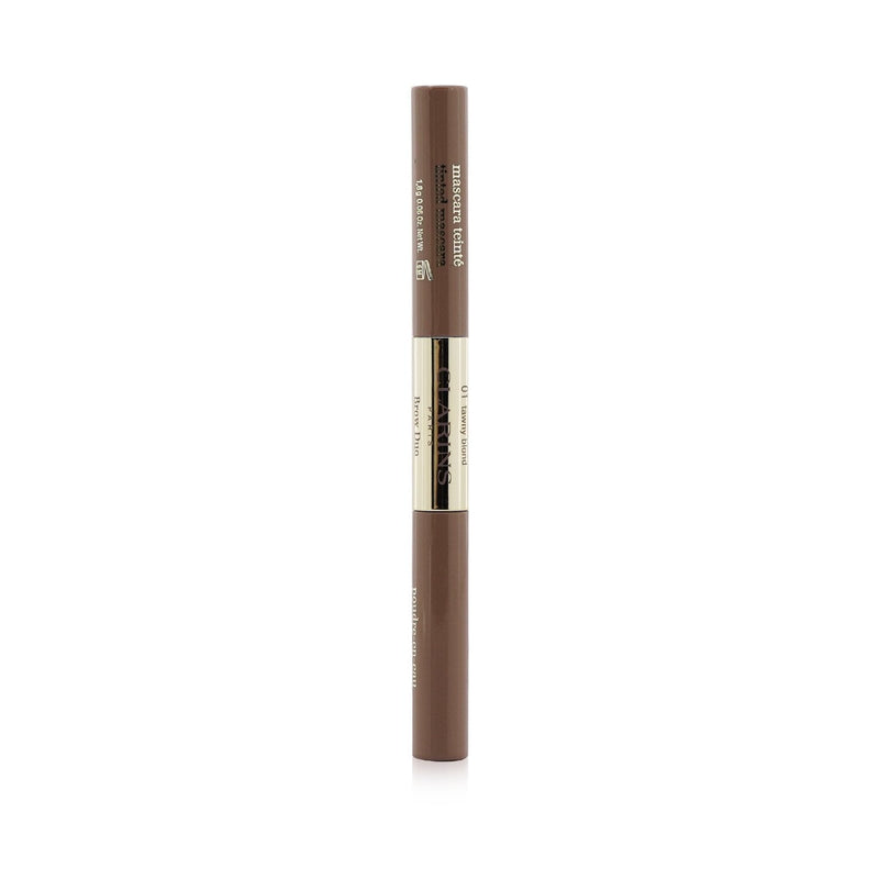 Clarins Brow Duo (1x Brow Pencil, 1x Tinted Mascara) - # 01 Tawny Blond 