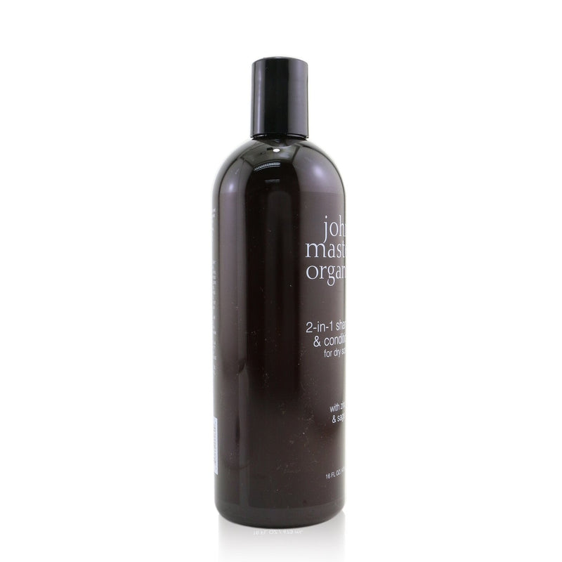 John Masters Organics 2-in-1 Shampoo & Conditioner For Dry Scalp with Zinc & Sage 