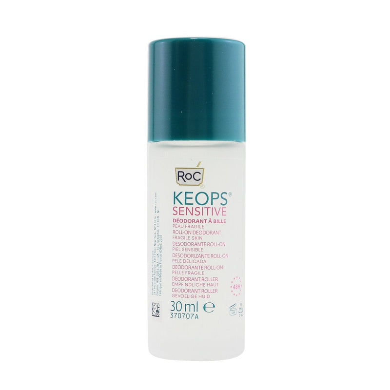 ROC KEOPS Sensitive Roll-On Deodorant 48H - Alcohol Free & Not Perfumed (Fragile Skin) 