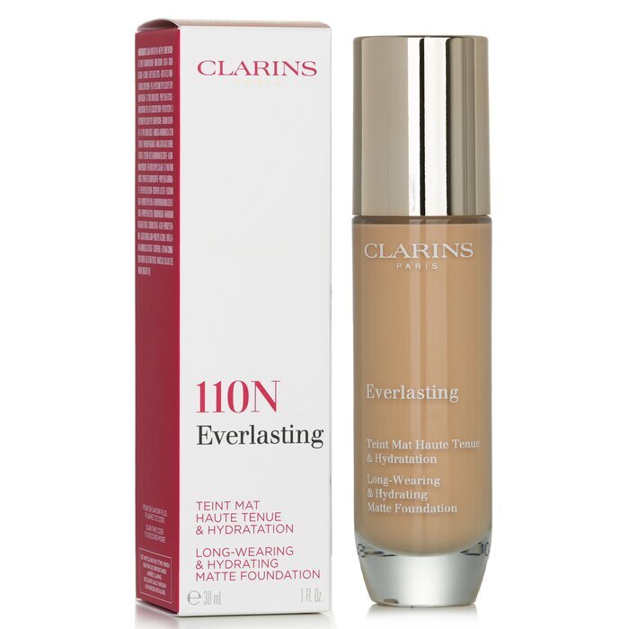 Clarins Everlasting Long Wearing & Hydrating Matte Foundation - # 110N Honey 30ml/1oz