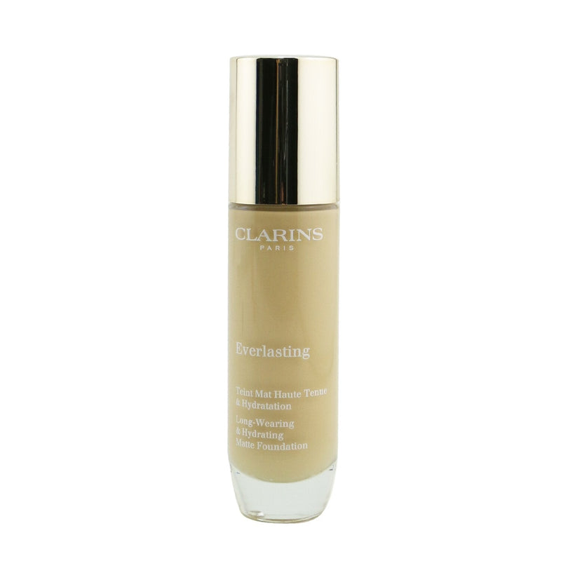 Clarins Everlasting Long Wearing & Hydrating Matte Foundation - # 110N Honey 