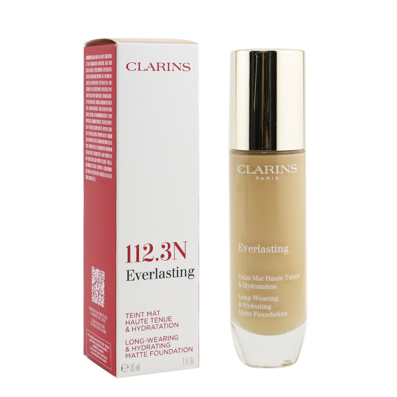 Clarins Everlasting Long Wearing & Hydrating Matte Foundation - # 112.3N Sandalwood 