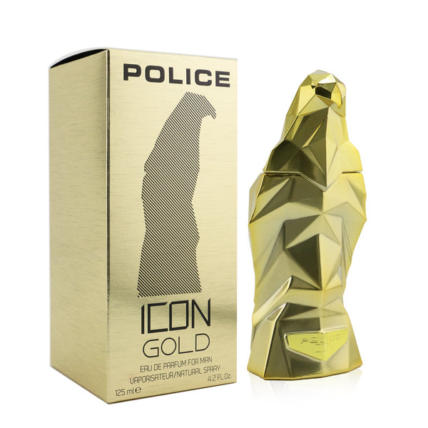 Police Icon Gold Eau De Parfum Spray  125ml/4.2oz