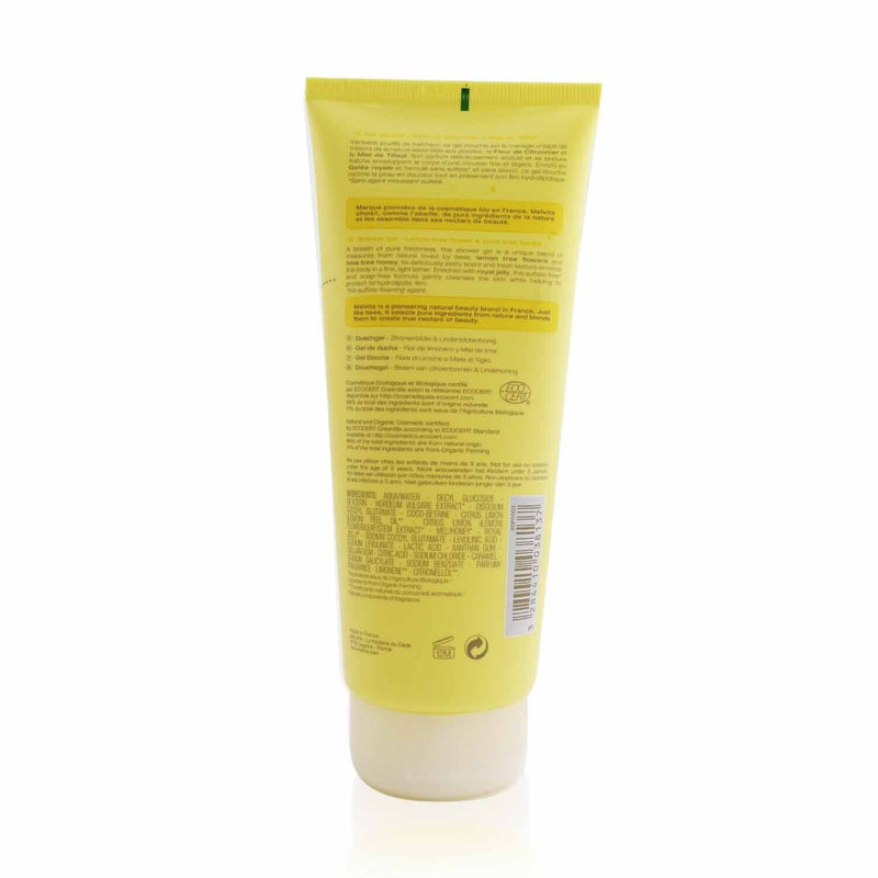 Melvita Lemon Tree Flower & Lime Tree Honey Shower Gel 