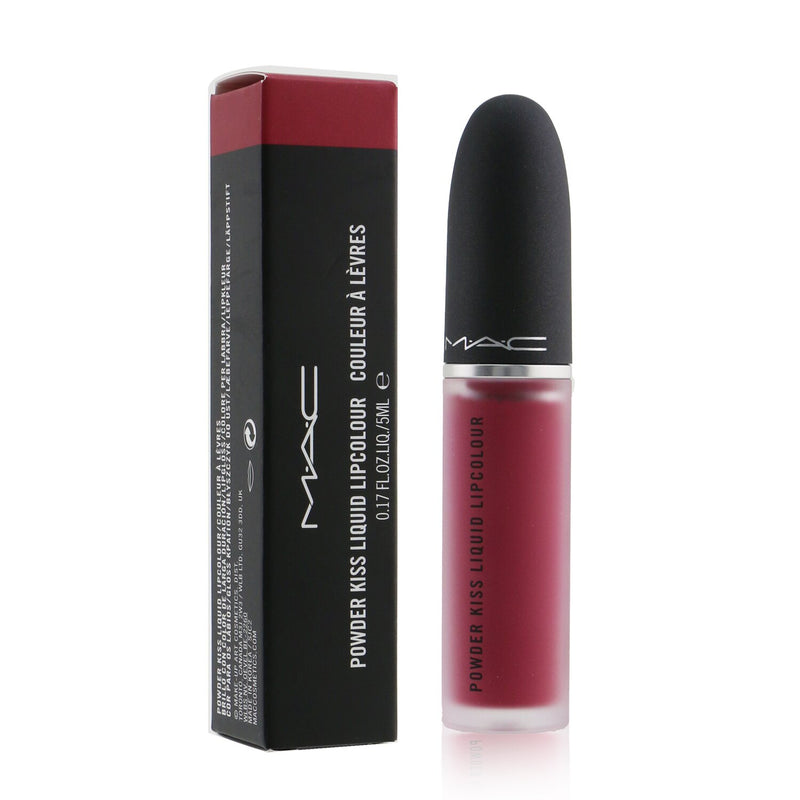 MAC Powder Kiss Liquid Lipcolour - # 980 Elegance is Learned  5ml/0.17oz