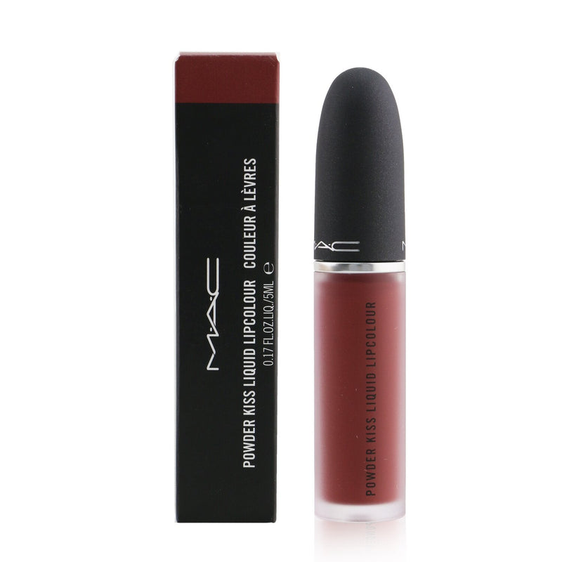 MAC Powder Kiss Liquid Lipcolour - # 977 Fashion Emergency  5ml/0.17oz