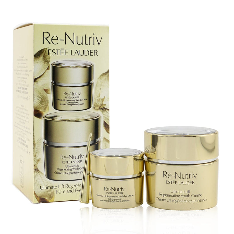 Estee Lauder Re-Nutriv Ultimate Lift Regenerating Youth Face & Eye Set: Face Creme 50ml/1.7oz+ Eye Creme 15ml/0.5oz 