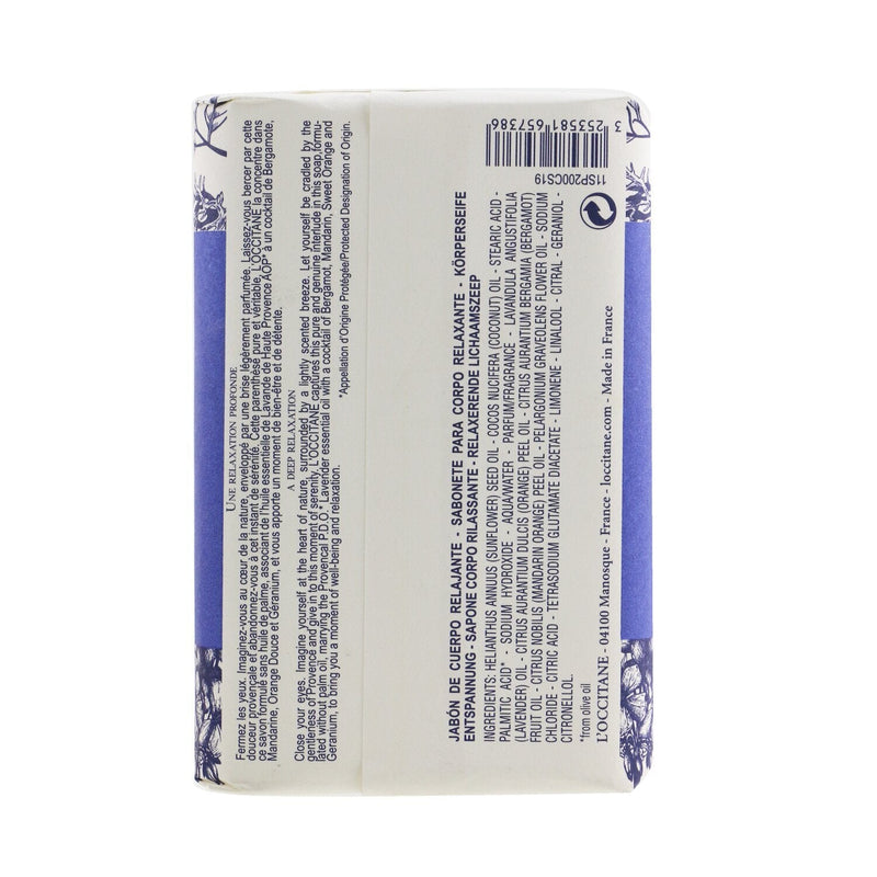 L'Occitane Aromachologie Cocon De Serenite Relaxing Body Soap  200g/0.7oz