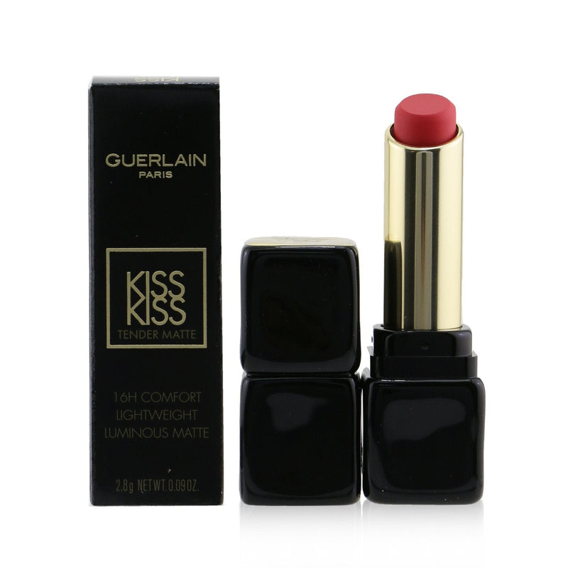 Guerlain Kisskiss Tender Matte Lipstick - # 885 Gentle Coral 