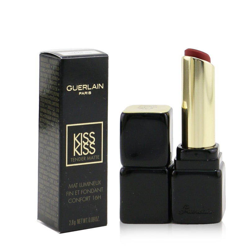 Guerlain Kisskiss Tender Matte Lipstick - # 999 Eternal Red 