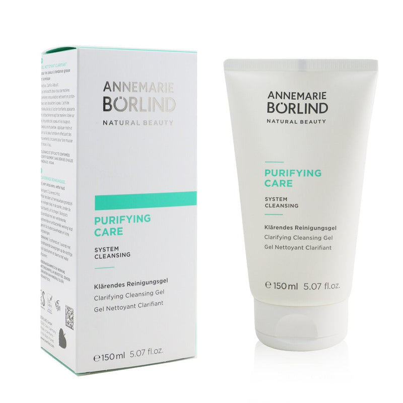 Annemarie Borlind Purifying Care System Cleansing Clarifying Cleansing Gel - For Oily or Acne-Prone Skin 