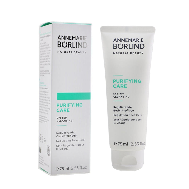 Annemarie Borlind Purifying Care System Cleansing Regulating Face Care - For Oily or Acne-Prone Skin 