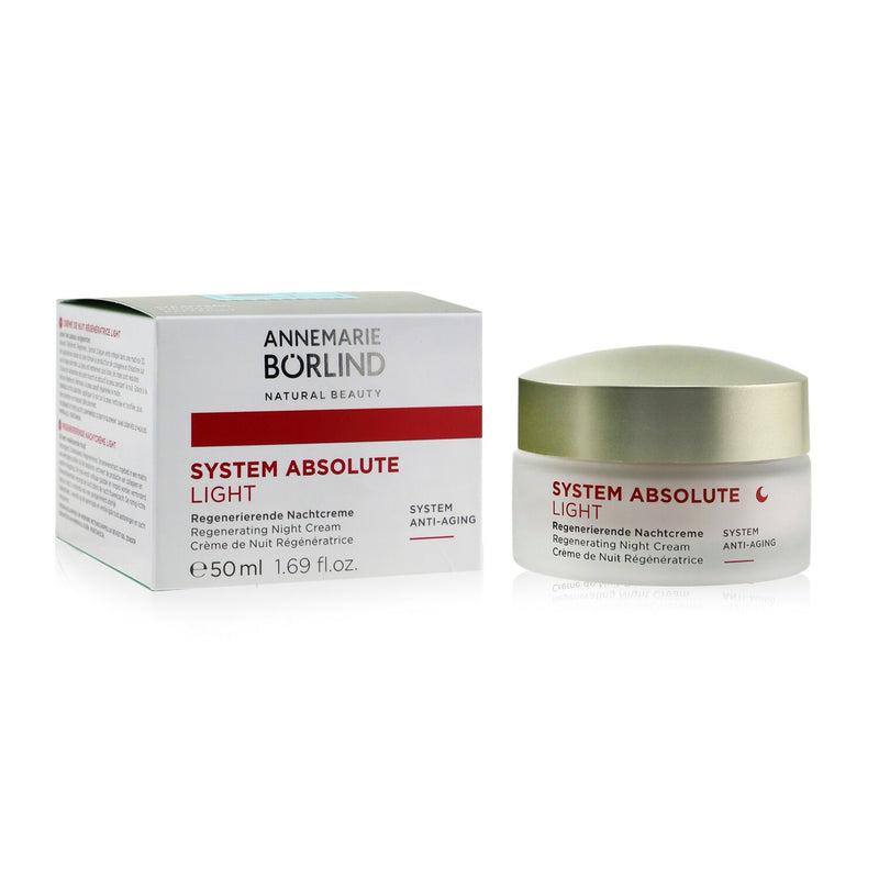 Annemarie Borlind System Absolute System Anti-Aging Regenerating Night Cream Light - For Mature Skin  50ml/1.69oz