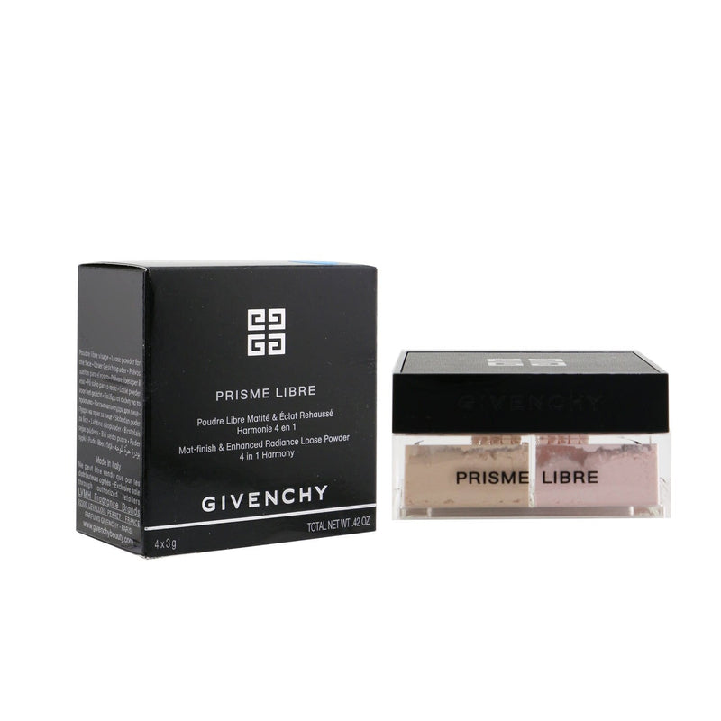 Givenchy Prisme Libre Mat Finish & Enhanced Radiance Loose Powder 4 In 1 Harmony - # 3 Voile Rose 