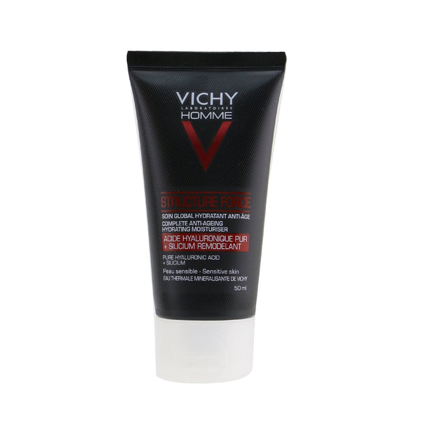 Vichy Homme Structure Force Complete Anti-Ageing Hydrating Moisturiser - For Face + Eyes 