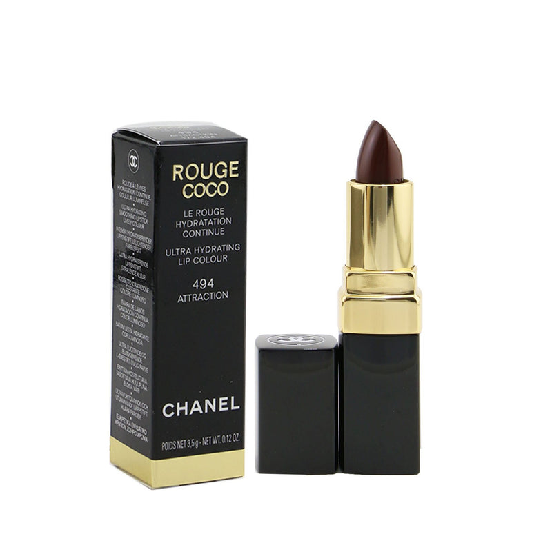 Chanel Rouge Coco Ultra Hydrating Lip Colour - # 494 Attraction 3.5g/0.12oz  – Fresh Beauty Co. New Zealand