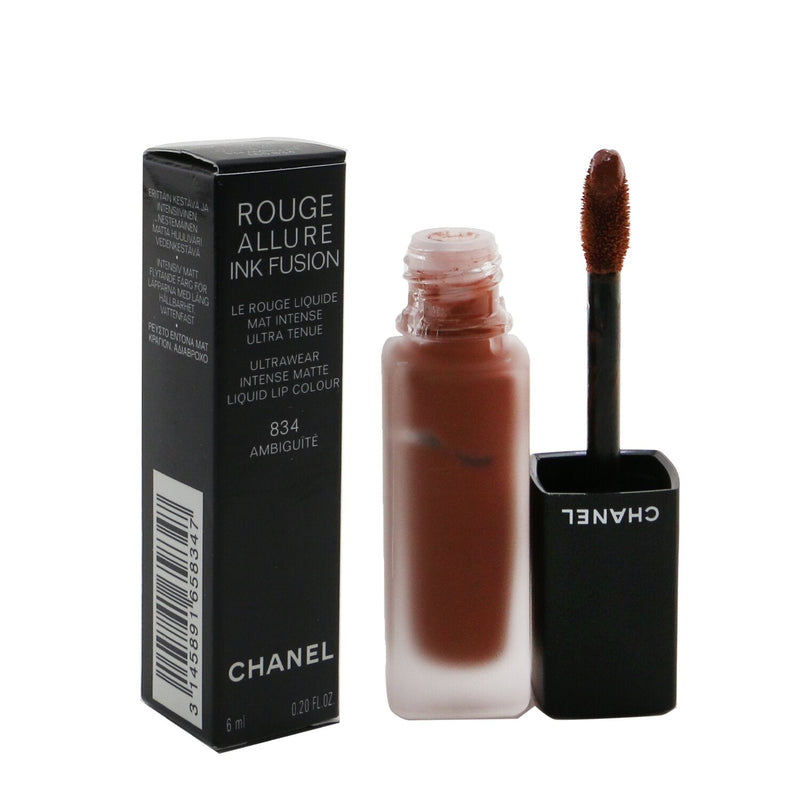 Chanel Rouge Allure Ink Fusion Ultrawear Intense Matte Liquid Lip Colour - # 834 Ambiguite 