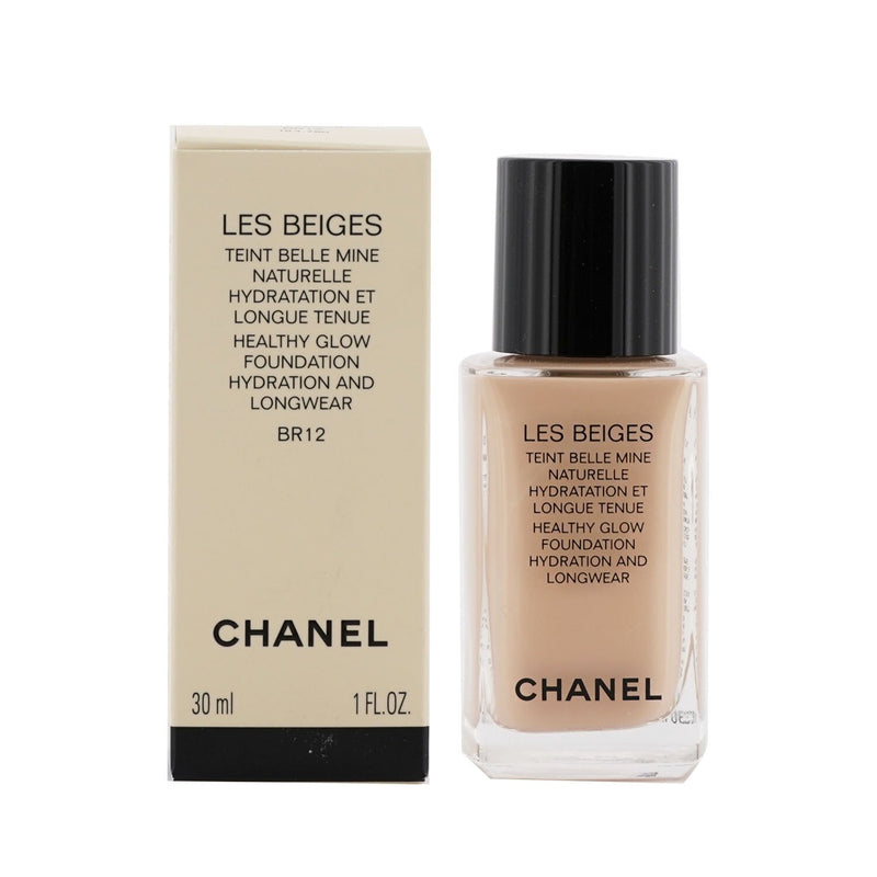 Chanel Les Beiges Teint Belle Mine Naturelle Healthy Glow Hydration And Longwear Foundation - # BR12  30ml/1oz