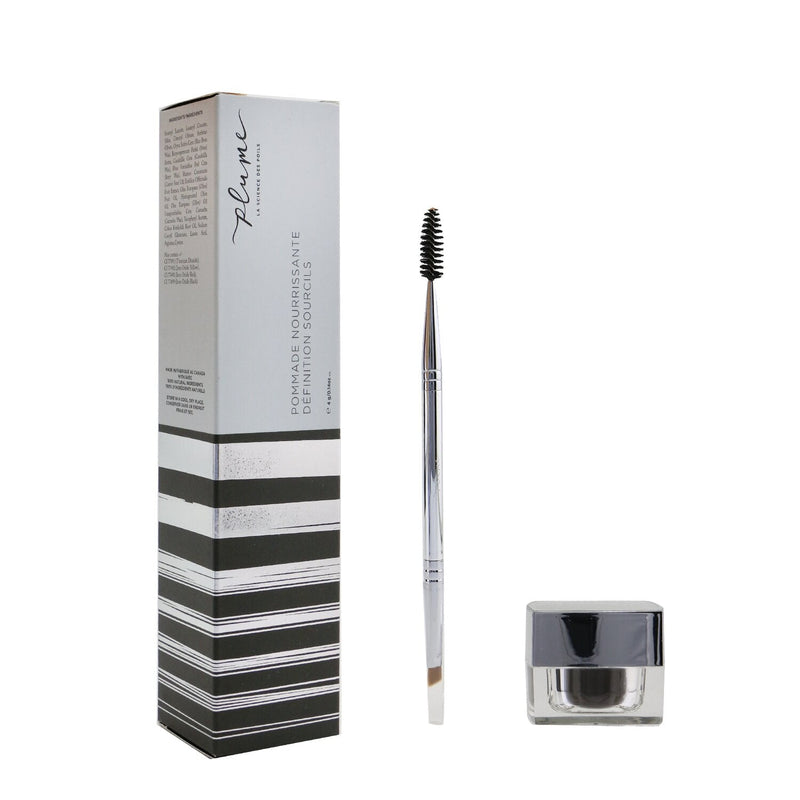Plume Science Nourish & Define Brow Pomade (With Dual Ended Brush) - # Endless Midnight  4g/0.14oz