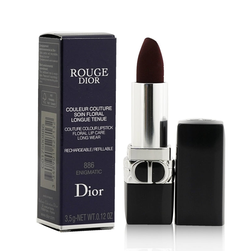 Christian Dior Rouge Dior Couture Colour Refillable Lipstick - # 886 Enigmatic (Velvet)  3.5g/0.12oz