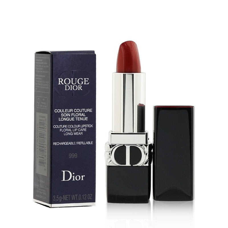 Christian Dior Rouge Dior Couture Colour Refillable Lipstick - # 999 (Metallic)  3.5g/0.12oz