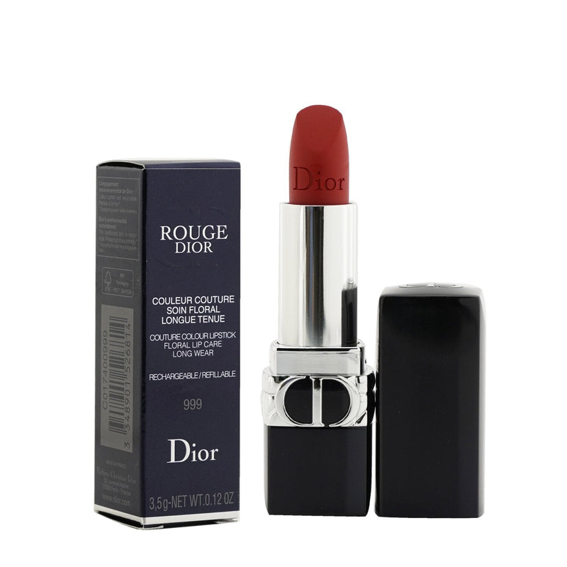 Christian Dior Rouge Dior Couture Colour Refillable Lipstick - # 999 (Matte)  3.5g/0.12oz