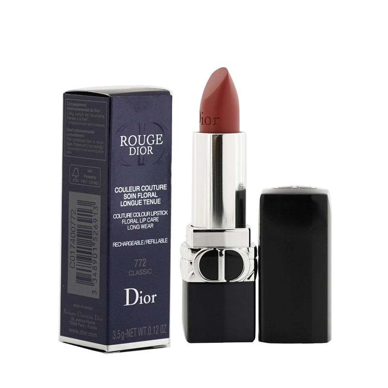 Christian Dior Rouge Dior Couture Colour Refillable Lipstick - # 772 Classic (Matte)  3.5g/0.12oz