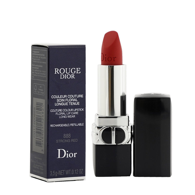 Christian Dior Rouge Dior Couture Colour Refillable Lipstick - # 888 Strong Red (Matte)  3.5g/0.12oz