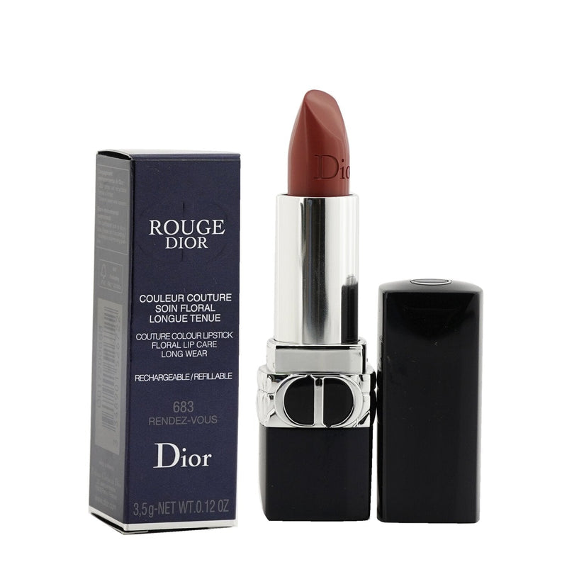 Christian Dior Rouge Dior Couture Colour Refillable Lipstick - # 683 Rendez-Vous (Satin)  3.5g/0.12oz