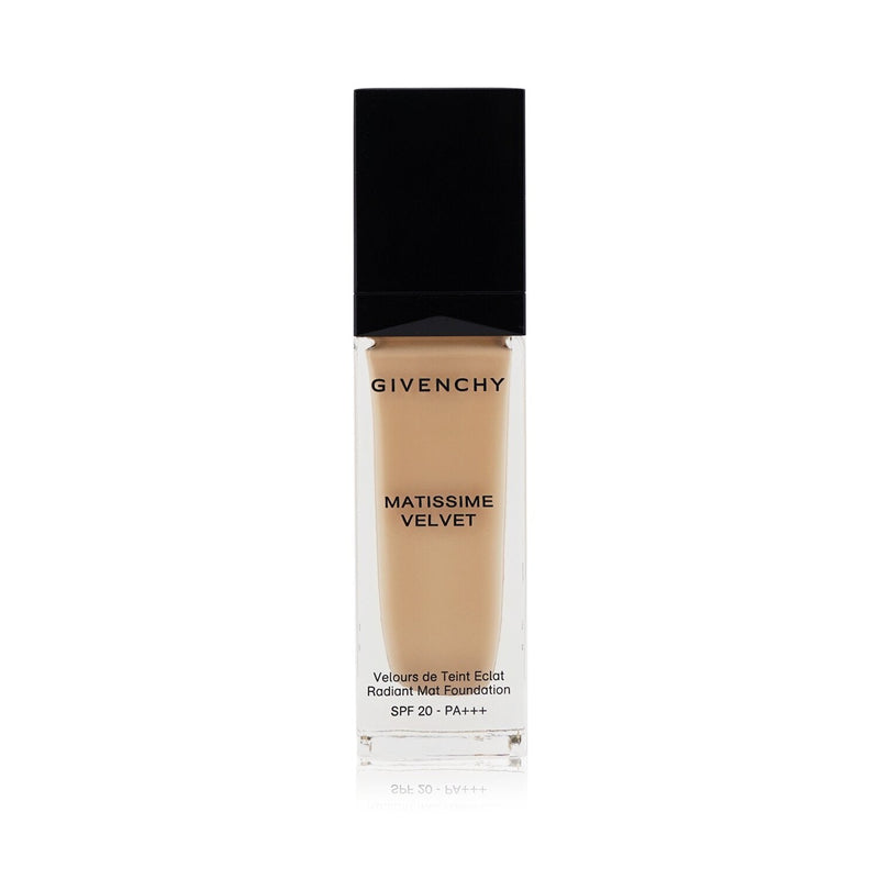 Givenchy Matissime Velvet Radiant Mat Fluid Foundation SPF 20 - #03 Mat Sand (Box Slightly Damaged)  30ml/1oz