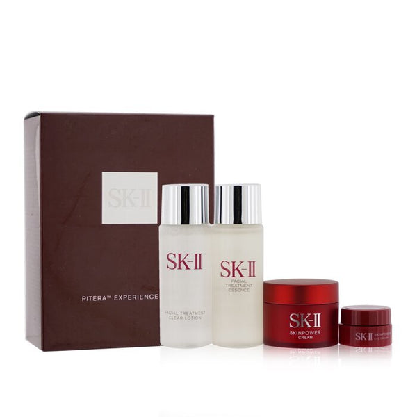 SK II Pitera Experience Kit 2: Clear Lotion + Facial Treatment Essence + Skinpower Cream 15g + Skinpower Eye Cream 2.5g 4pcs 30ml