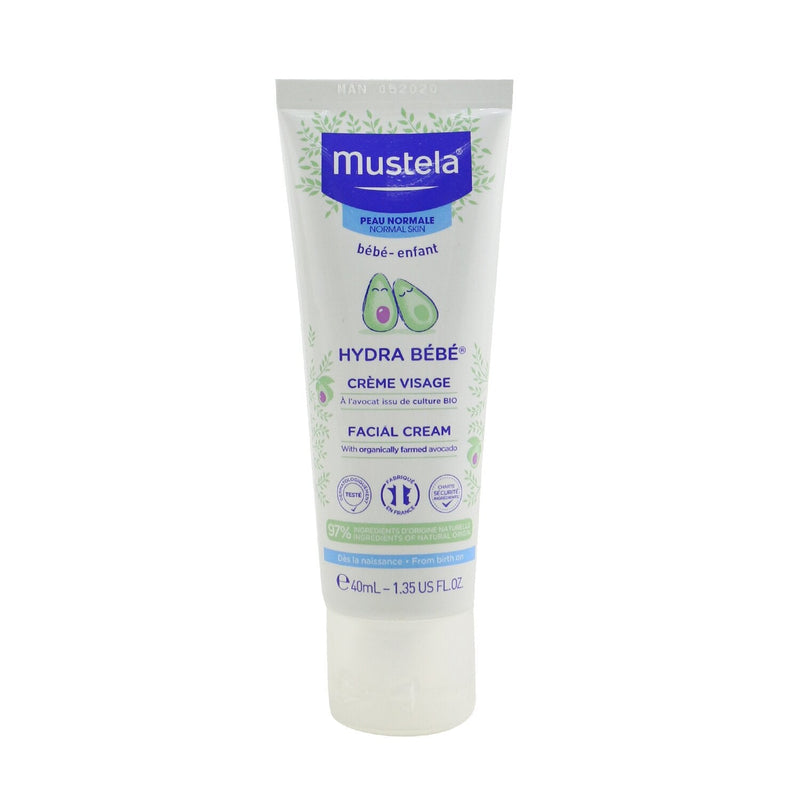 Mustela Hydra-Bebe Facial Cream With Organic Avocado - Normal Skin 