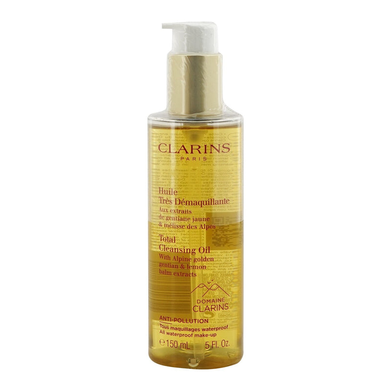 Clarins Total Cleansing Oil with Alpine Golden Gentian & Lemon Balm Extracts (All Waterproof Make-up) 