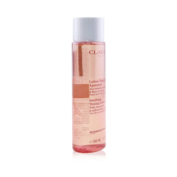 Clarins Soothing Toning Lotion with Chamomile & Saffron Flower Extracts - Very Dry or Sensitive Skin 