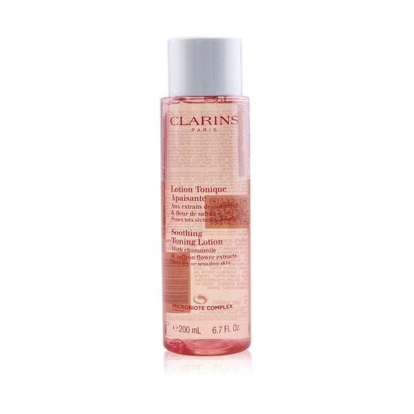 Clarins Soothing Toning Lotion with Chamomile & Saffron Flower Extracts - Very Dry or Sensitive Skin 