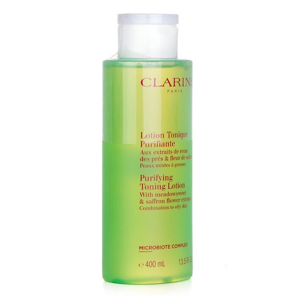 Clarins Purifying Toning Lotion with Meadowsweet & Saffron Flower Extracts - Combination to Oily Skin 400ml/13.5oz