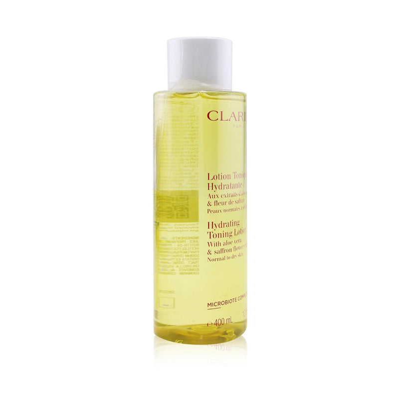 Clarins Hydrating Toning Lotion with Aloe Vera & Saffron Flower Extracts - Normal to Dry Skin 