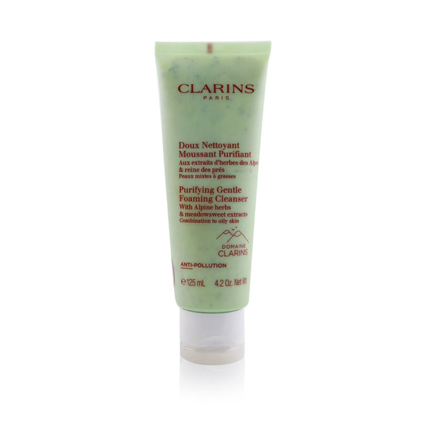 Clarins Purifying Gentle Foaming Cleanser with Alpine Herbs & Meadowsweet Extracts - Combination to Oily Skin 