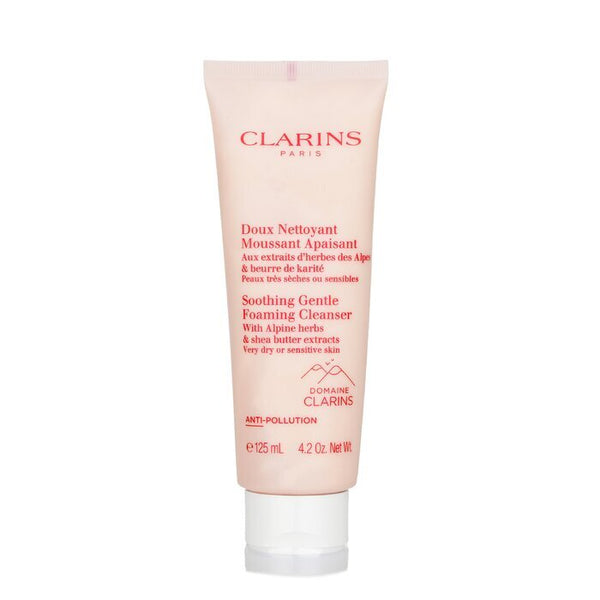 Clarins Soothing Gentle Foaming Cleanser with Alpine Herbs & Shea Butter Extracts - Very Dry or Sensitive Skin 125ml/4.2oz