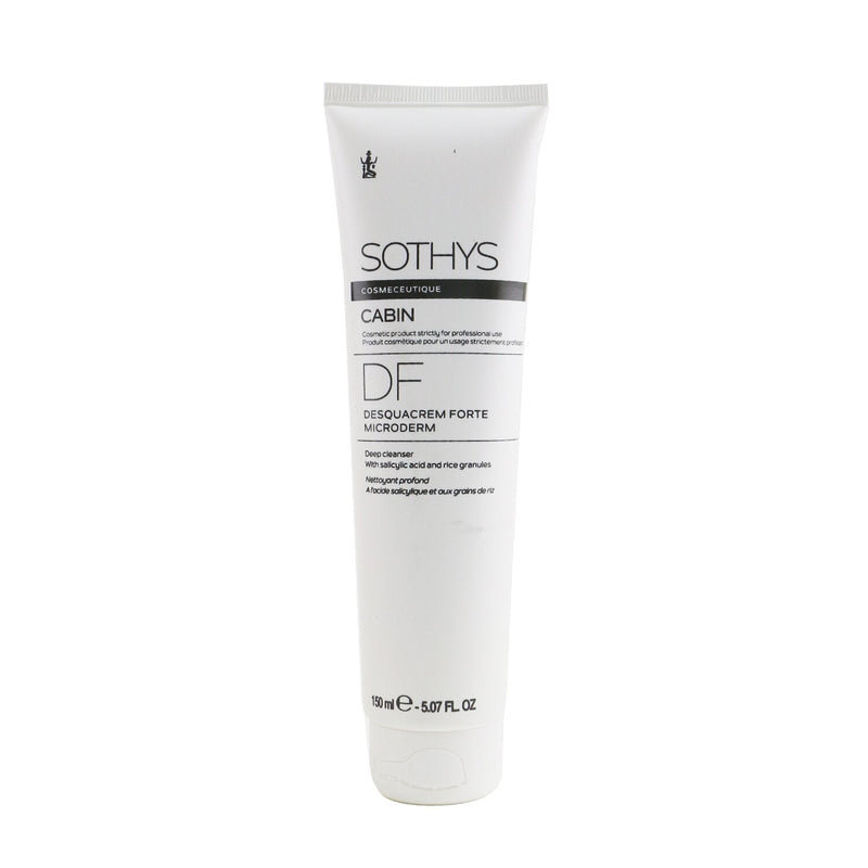 Sothys Cosmeceutique DF Desquacrem Forte Microderm Deep Cleanser - With Salicylic Acid & Rice Granules (Salon Size) 